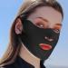 Fivetoo Sun Protection Face Cloth - Cooling Anti-UV Silk Scarf | Washable Breathable Dust-Tight Black Mask - Buy Online on GoSupps.com
