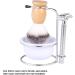 Benkeg 2-in-1 Men's Shaving Kit | Razor Set with Shell Brush Holder & Soap | Premium Beard Shaving Tool Set - Buy Online on GoSupps.com