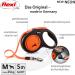 Buy Flexi New NEON Neon-Orange Belt 5m - Black/Neon Orange (1 Pack) for International Shipping | Durable Stylish Pet Leash - Buy Online on GoSupps.com