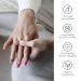 Buy Nailog UV Gel Nail Film - 20 Self-Adhesive Gel Strips with Spring Flowers - Salon Quality Manicure - International Shipping Available - Buy Online on GoSupps.com