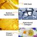 Adofect 24K Gold Gel Collagen Crystal Facial Masks - Anti Aging, Puffiness, Wrinkle Treatment - 12 PCS - Buy Online on GoSupps.com