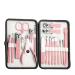 Stainless Nail Clippers and Beauty Tool Portable Set for Home Workplace Outdoor Travel Gift Giving Beauty Salon (Color : Pink)