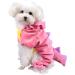 Delifur Dinosaur Dog Halloween Costume - Pink 2XL | Pet Dino Hoodie for Small & Medium Dogs - Buy Online on GoSupps.com