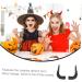 CALLARON 1 Pair Halloween Dress up Simulated Horn Hair Hoop Cosplay Horns Demon Animal Horns Cosplay Bull Horns Headband Devil Costume Headband Goat Black Horns Hairband Accessories Plastic - Buy Online on GoSupps.com