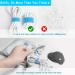 Belifu TENS EMS Unit Muscle Stimulator | 24 Modes Pain Relief Therapy | Electronic Pulse Massager with 10 Pads | Fastening Cable Ties & Storage Bag - Buy Online on GoSupps.com