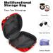 Anna Cowper Red Black Ladybugs Flowers Menstrual Cup Pouch - Portable Period Bag for Women/Girls | Multi-Colored Sanitary Napkin Storage Case - Buy Online on GoSupps.com