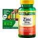 Zinc Caplets Dietary Supplement Immune Health Support Compatible with Spring Valley 50 mg 200 Ct Bundle with Exclusive Vitamins & Minerals A to Z - Better Idea Guide
