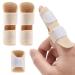 GINTRON Trigger Finger Splints  Individual Finger Brace Finger Straightening for Broken Fingers  Finger Knuckle Immobilization Fit for All Fingers 3 Pieces