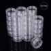BENECREAT 30 Pack 15ml Round Clear Plastic Bead Jars with Screw Caps - Ideal for Beads Nail Art Glitter Makeup and Travel Cream - International Shipping Available - Buy Online on GoSupps.com