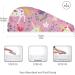 Unicorn Heart Flower Leaf Hair Towel 2 Pack | Super Absorbent Quick Dry Hair Turbans for Women & Girls - Buy Online on GoSupps.com