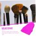 Buy MAGICLULU Makeup Brush Cleaning Pad - Silicone Facial Scrubber & Cleansing Mat - Soft Purple Makeup Cleaner for Oil & Dirt Removal - Buy Online on GoSupps.com