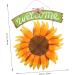 Ciieeo Style Door Art Decor Home Pendant Artistic Pastoral Decorative Porch in Sign Front For Sunflower - Buy Online on GoSupps.com