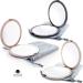 Compact Double-Sided Travel Makeup Mirror 1x/10x Magnification - 4 Inch Portable Pocket Mirror (Champagne Gold) - Buy Online on GoSupps.com