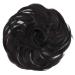CAISHA by PRETTYSHOP Synthetic Fiber Hairpiece Scrunchie Scrunchy Updo Slightly Wavy Dark Brown Mix G33B dark brown mix #1H32a G33B