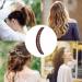 Hair Clincher Combs - Vintage Clincher Combs Clamp Grip Fishtail Hair Clip Ponytail Banana Clip for Women Girls Hair Accessories Coffee - Buy Online on GoSupps.com