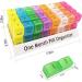 CAidRE 31-Day AM/PM Monthly Pill Organizer with Cutter - Vitamin, Fish Oil, Supplement Holder - Buy Online on GoSupps.com