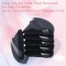2 Pcs EVAOUXIU Triangle Powder Puff for Face Powder - Soft Plush Setting & Foundation Blender Sponge in Black - Buy Online on GoSupps.com