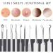 Professional Blackhead Remover Pimple Popper Tool Kit - Boxoyx 10Pcs Extractor for Acne Removal - Facial & Nose Treatment (Silver) - Buy Online on GoSupps.com