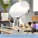 XXLarge 3X Weak Magnifying Mirror with Stand for Desk and Table - Double Sided 3X/1X Magnification - 17 Tall, 11 Wide - Perfect for Retail Stores and Makeup Vanity - Buy Online on GoSupps.com