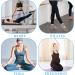 Buy GREVOSEA Yoga Socks - Slipproof Toe Pilates & Gymnastics Socks for Women | 2 Pairs Black & Gray - Buy Online on GoSupps.com