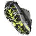 S SKSTYLE Crampons, 19 Spikes Ice Cleats Traction Snow Grips for Hiking Boots, Shoes Women Men Kids, Safe Protect for Hiking Fishing Climbing Mountaineering Black Large