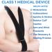 Foam Arm Sling by Kedley - Discreet Black | One Size Fits All | Medical Grade Supportive Sling for Arm, Elbow, Wrist, Hand, and Shoulder - Buy Online on GoSupps.com