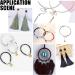 UNICRAFTALE 24pcs Stainless Steel Cord End Caps for Jewelry Making - 6mm Inner Dia - 4 Colors - Buy Online on GoSupps.com