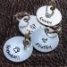 Personalised Cat Tag. Put your cat's name on an aluminium round disc featuring a hand-stamped cat. Pet Id Tag. Pet Name Tag. - Buy Online on GoSupps.com