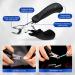 Kaasage Podiatrist Toenail Clippers for Thick Nails - Surgical Stainless Steel, Sharp Curved Blades, Anti-Slip Handle - Professional Nail Cutter for Men, Women, Seniors - Modern Design - Buy Online on GoSupps.com