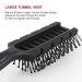 11 Row Vent Hair Brush for Men and Women - Ball Tipped Bristles for Wet Short Curly Straight Hair - Quick Blow Drying - Black - Buy Online on GoSupps.com