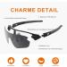 Suoso Polarized Sports Glasses for Men & Women - UV400 Protective Cycling Fishing & Skiing Sunglasses - Black/Gray MTB Racing Eyewear - Buy Online on GoSupps.com