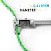 Green 8mm Nylon Prusik Cord  100FT - Marine Double Braid Accessory Rope - Buy Online on GoSupps.com