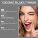 Coconut Oil Mouthwash Organic Fresh Coconut Oil Mouthwash for Teeth and Gums Fresh Breath and Oral Health (2pcs) - Buy Online on GoSupps.com