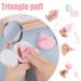 Pimoys 4-Piece Triangle Makeup Sponge Set for Loose Powder - Soft Cosmetic Foundation & Setting Powder Puffs - Beauty Blender Wet/Dry Tool in Pink - Buy Online on GoSupps.com
