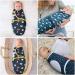 Vicloon Baby Swaddle Wraps 3 pcs Organic Cotton Blanket 0-3 Months | Breathable Newborn Swaddle for Boy and Girl (Dark Blue) - Buy Online on GoSupps.com