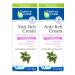 Earth's Care Anti Itch Cream - Steroid Free - Soothes Sunburns Dry and Itchy Skin and Minor Skin Irritation 2.4 OZ (2 Tubes)