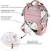 IPARTS EXPERT Muifa Baby Diaper Backpack - Waterproof Travel Bag with Insulated Pockets Large Capacity Durable Pink for International Shipping - Buy Online on GoSupps.com