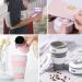 2Pcs Silicone Collapsible Travel Cup Set | Foldable Drinking Cups with Lids for Adults & Kids - Portable Camping Cups | Reusable & Leakproof Silicone Cups - Buy Online on GoSupps.com