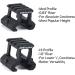 AT3 Tactical PRO-Mount Red Dot Riser Mount - 1.0 Inch Height - Buy Online on GoSupps.com