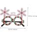HOMSFOU 2 Pcs New Year Decoration Glasses Christmas Party Sunglasses Xmas Party Favors 2022 Novelty Eyewear Xmas Snowflake Eyeglass Snowflake Eyewear Plastic Cosplay Accessories Child - Buy Online on GoSupps.com