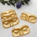 10Pcs Face-Shaped Eyelash Trays - Portable PVC Lash Packaging Boxes for False Eyelashes | Durable & Stylish Storage - Gold - Buy Online on GoSupps.com