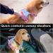 Phoepet No Pull Dog Harness | Reflective Vest with Soft Training Handle for Small to Large Dogs | Baby Blue & Pink - Medium Size - Buy Online on GoSupps.com