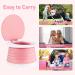 Foldable Portable Potty Seat for Kids - Small Pink Travel Potty Training Toilet for Toddlers - Indoor & Outdoor Foldable Toilet Seat for Car - Children's Portable Toilet - Buy Online on GoSupps.com