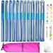 BCMRUN 22PCS Knitting Needle Set - Stainless Steel Straight Single Pointed Needles (2mm-8mm) with Accessories - 11 Pair Sweater Needles Set for Knitting Projects - Buy Online on GoSupps.com