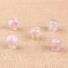 Natural Crystal Rough Crystal 3pc Natural Hand Carved Sakura Agate Mushroom Cherry Blossom Crystal Stone 15mm for Crystal - Buy Online on GoSupps.com