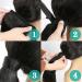 Ponytail Extensions 10-24 Inch Long Yaki Straight Ponytail for Black Women Real Human Hair Wrap Around Ponytail Extensions with Magic Paste Clip in Remy Hair Extensions for Women(Size:18inch 100g) - Buy Online on GoSupps.com