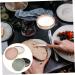 Ciieeo 4pcs Ceramic Saucer Dessert Trays Seasoning Dish Soy Sauce Dish Appetizer Plate Kitchen Supplies Sauce Plate Dipping Bowls Ceramic Serving Dishes Cake Plates Ceramics Nordic Sauces - Buy Online on GoSupps.com