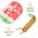 3pcs Cute Bamboo Bathing Sponges for Kids | Ice Cream Shower Puff & Loofah Balls | Toddler Bath Body Scrunchie & Flower Shower Pouf - Buy Online on GoSupps.com