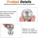Sporgo Magnetic Hedgehog Balls: Set of 3 Acupressure Massage Balls for Stress Relief | High-Quality Therapy with 10 Rings & 4 Brackets - Buy Online on GoSupps.com