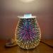 3D Glass Aromatherapy Lamp | Candle Wax Heater & Fragrance Warmer | Small Home Night Light for Relaxation - Buy Online on GoSupps.com